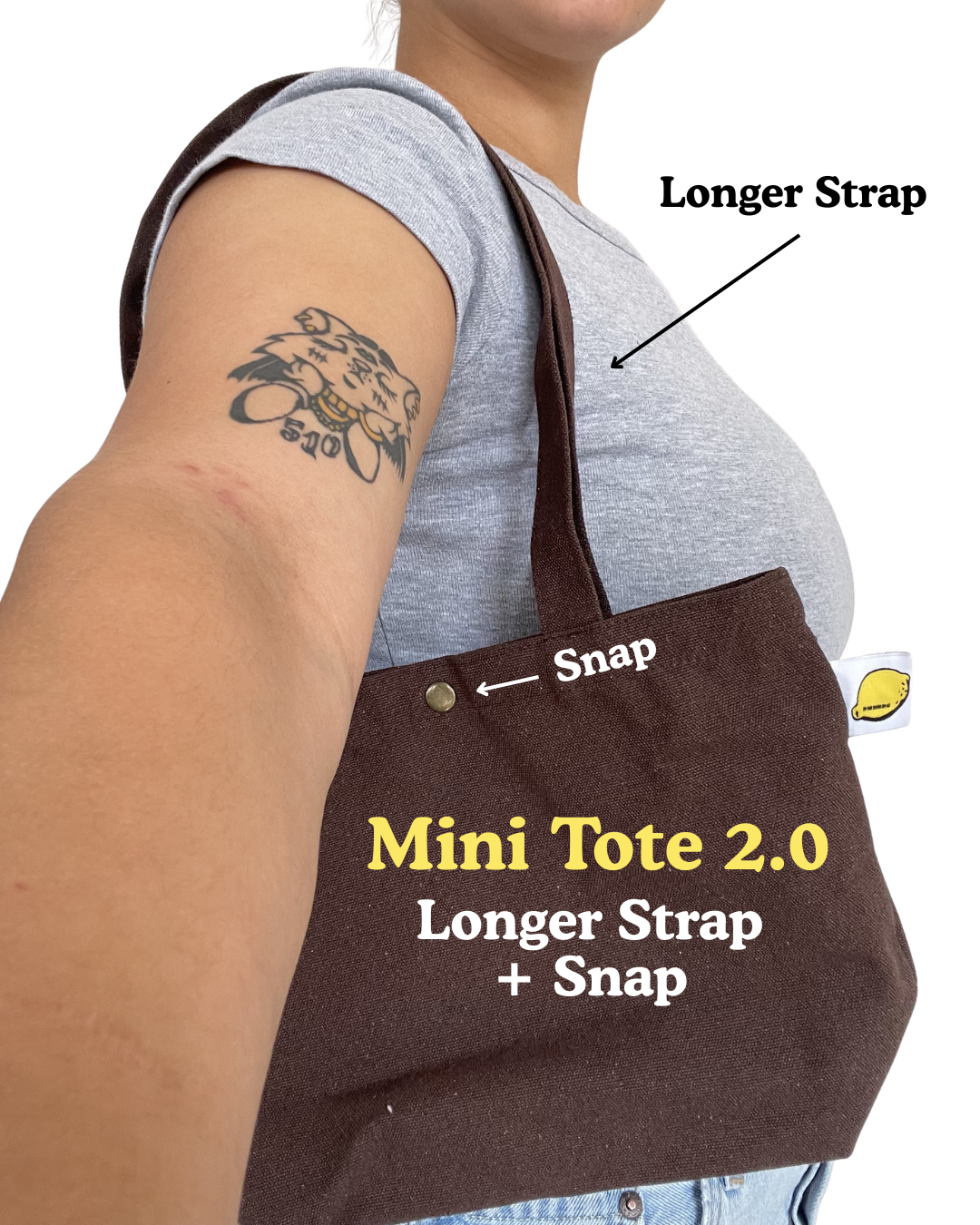 HK Made In The Yay | Mini Brown Tote (Pink Tones)