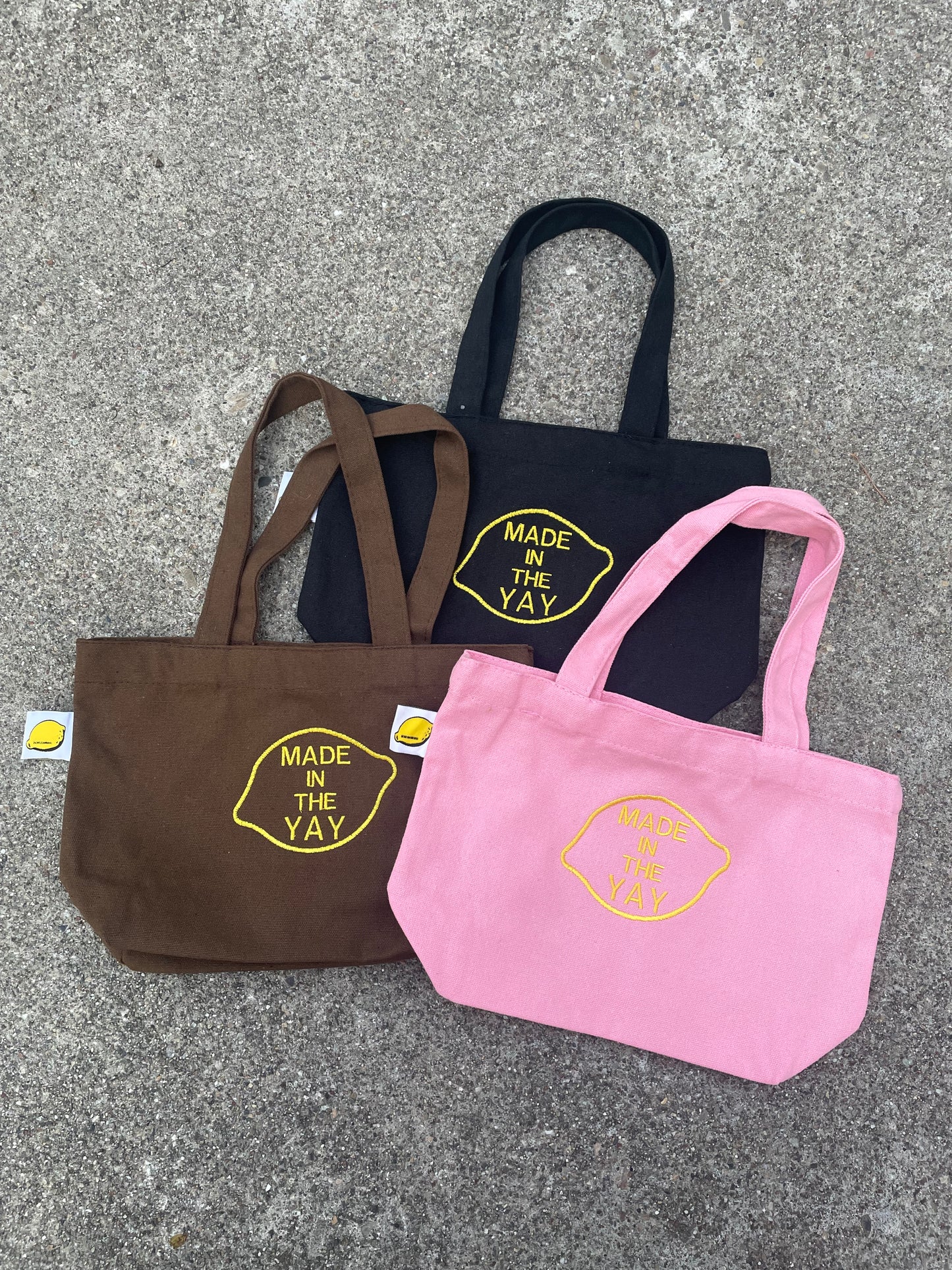 Made in The Yay Tote | Mini Black