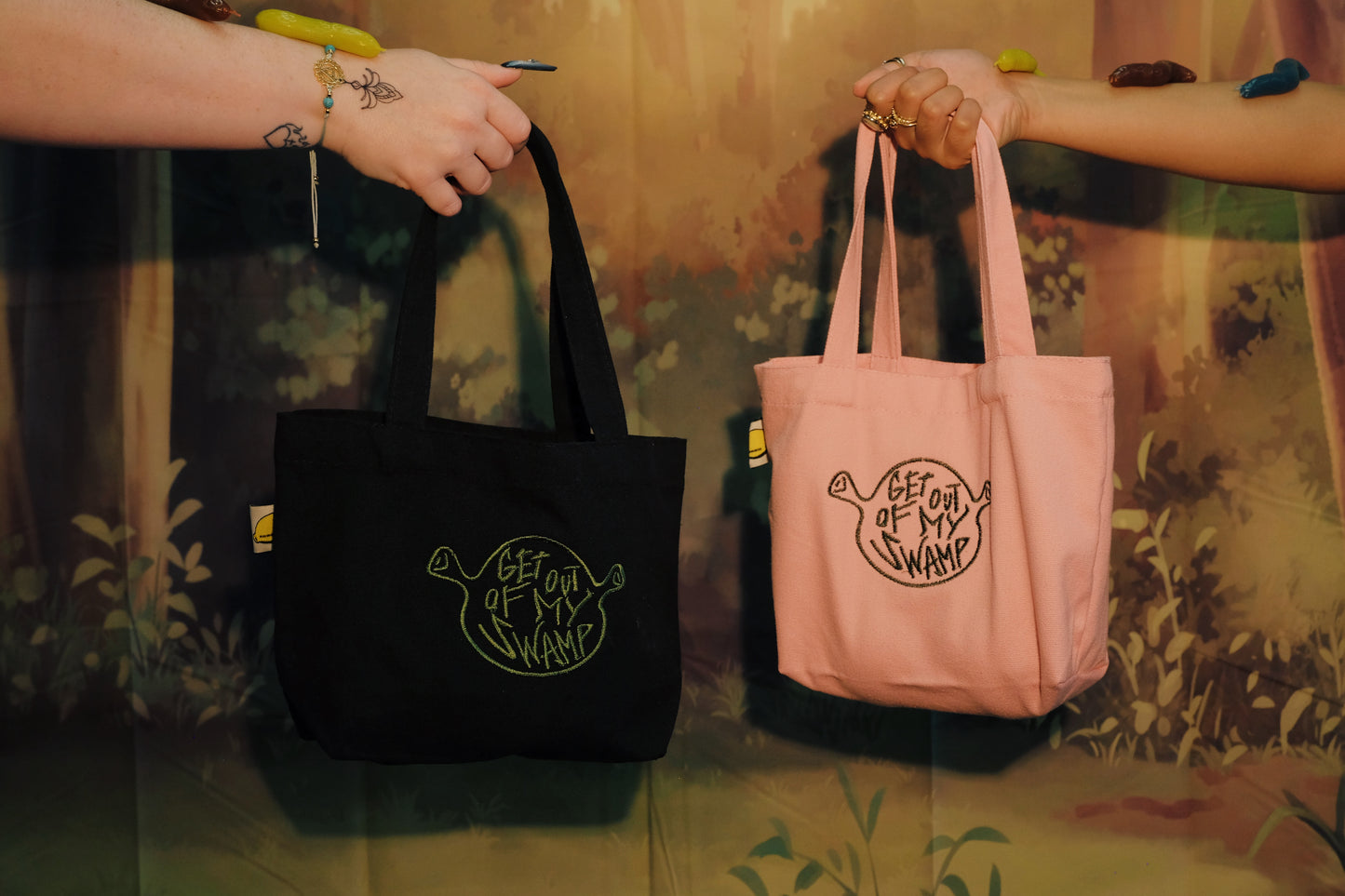 Get Out Of My Swamp | Mini Black Tote