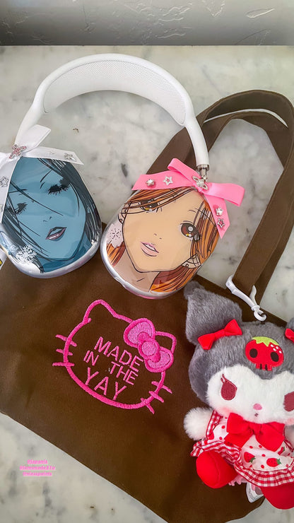 HK Made In The Yay | Mini Brown Tote (Pink Tones)