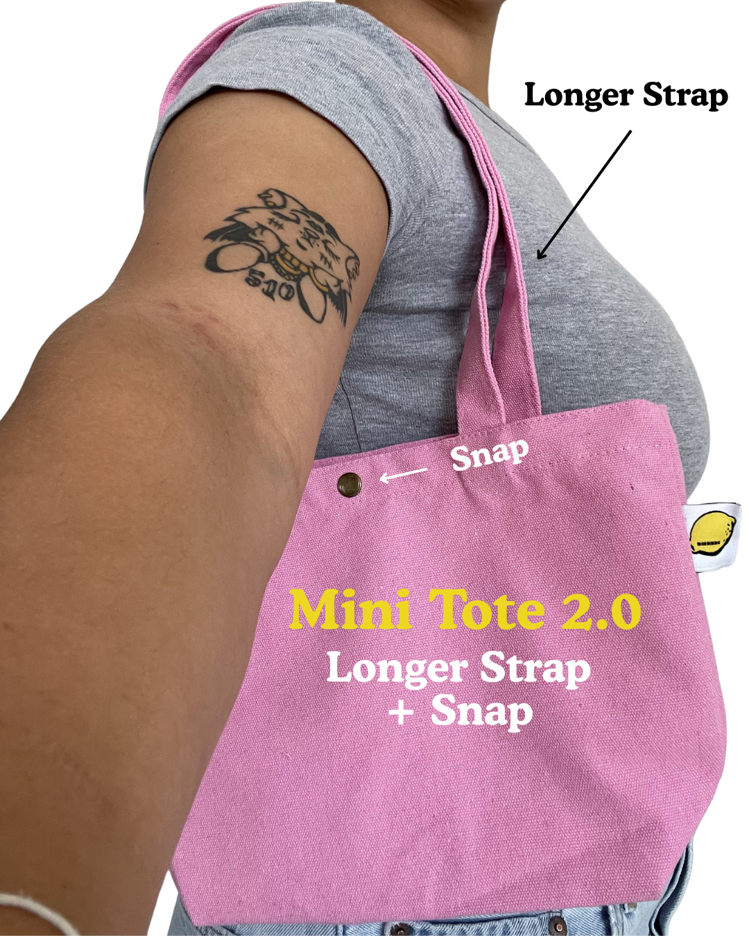 HK Made In The Yay | Mini Pink Tote