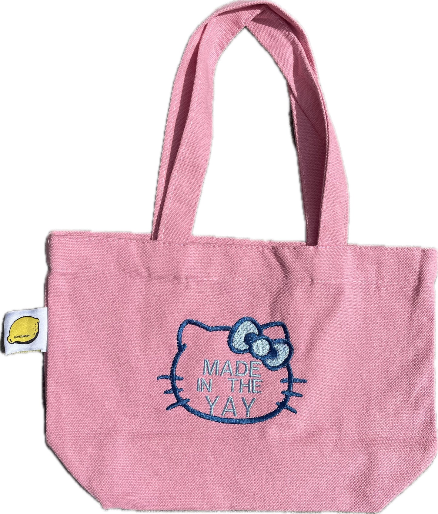 HK Made In The Yay | Mini Pink Tote (Blue Tones)