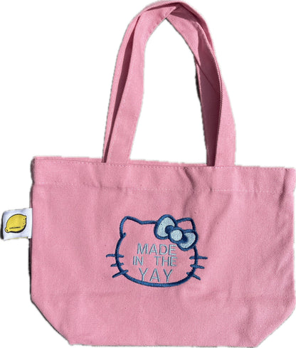 HK Made In The Yay | Mini Pink Tote (Blue Tones)