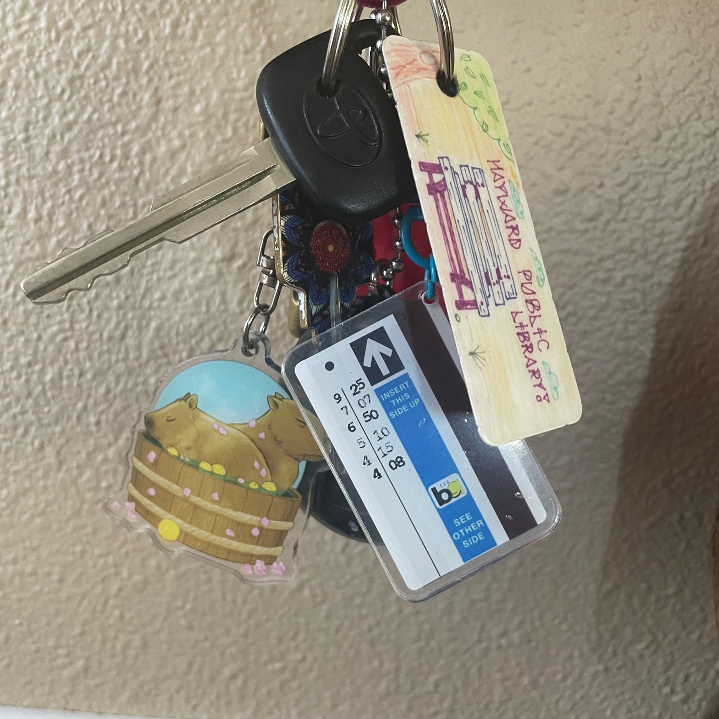 BART Paper Ticket |  Key Chain