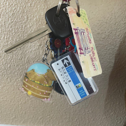 BART Paper Ticket |  Key Chain
