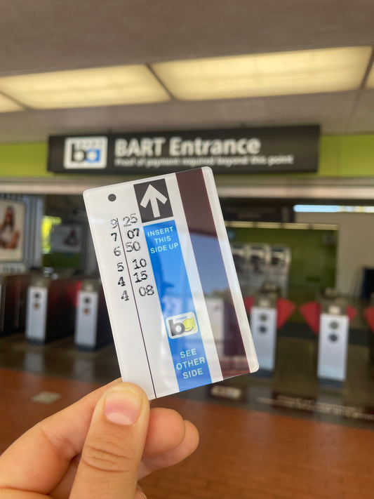 BART Paper Ticket | Magnet