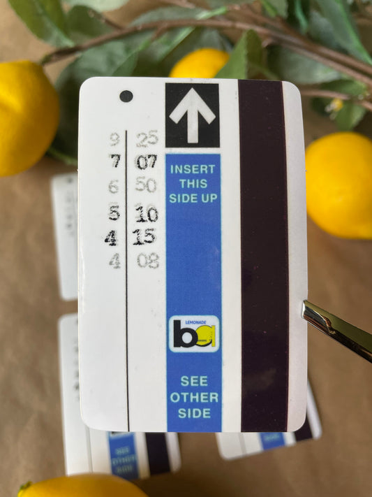 BART Paper Ticket | Sticker