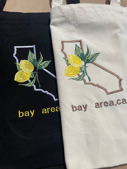 Bay Area, California | Large Creme Tote Bag