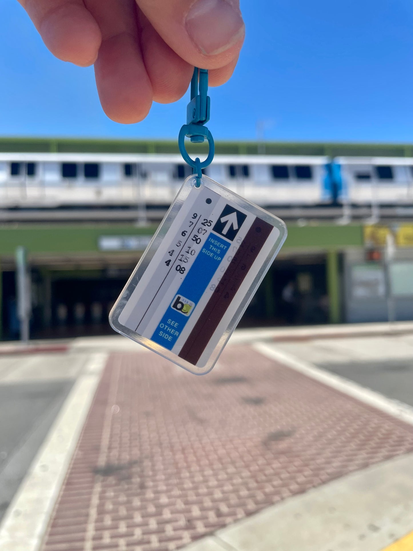 BART Paper Ticket |  Key Chain