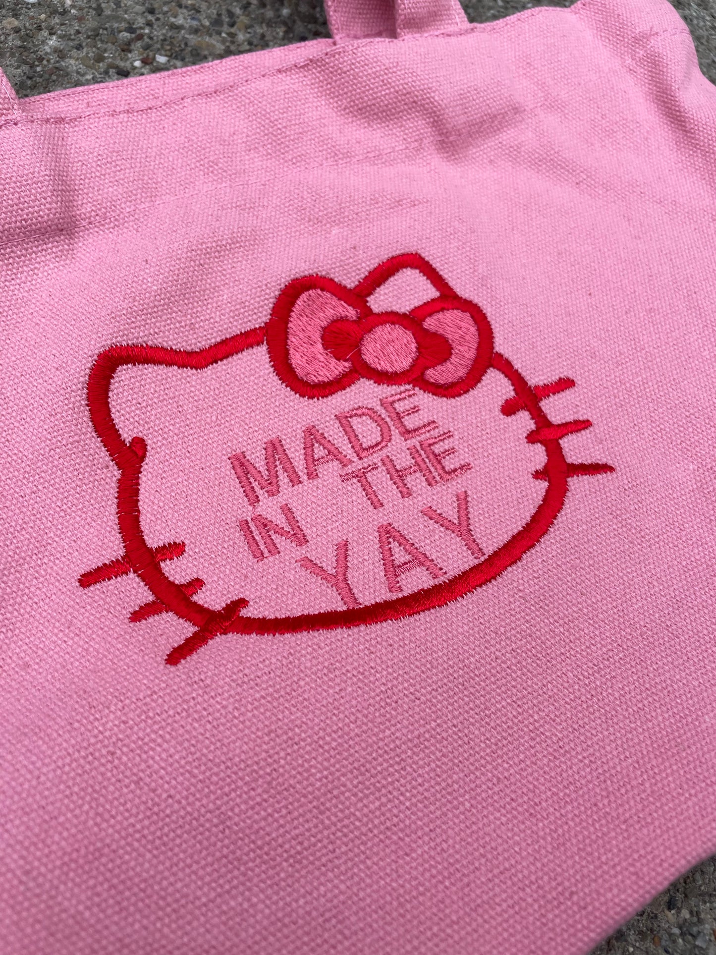 HK Made In The Yay | Mini Pink Tote (Red/Pink)