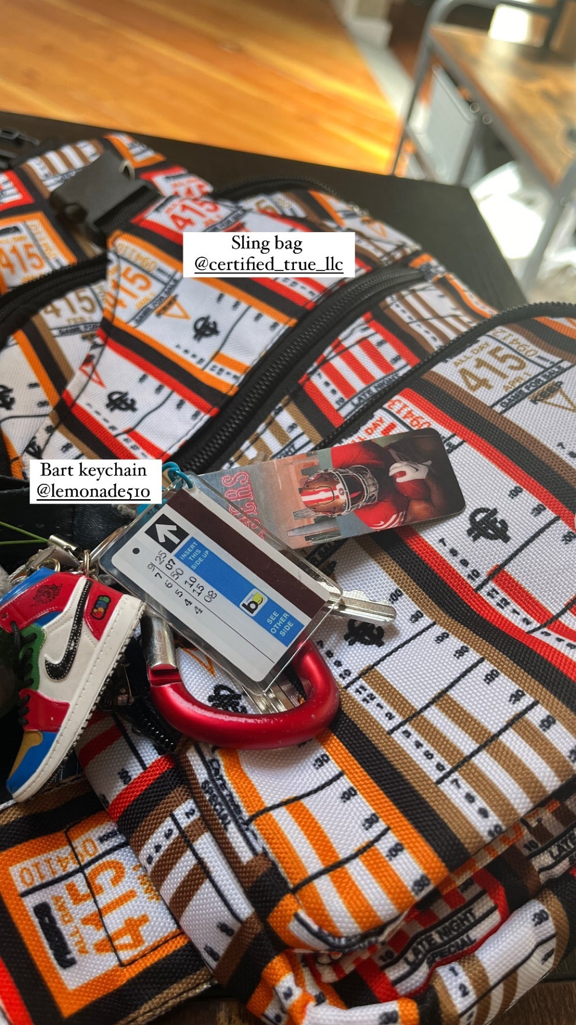 BART Paper Ticket |  Key Chain