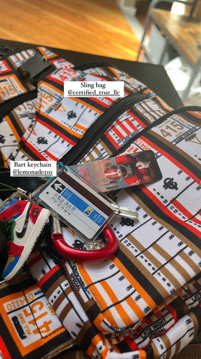 BART Paper Ticket |  Key Chain