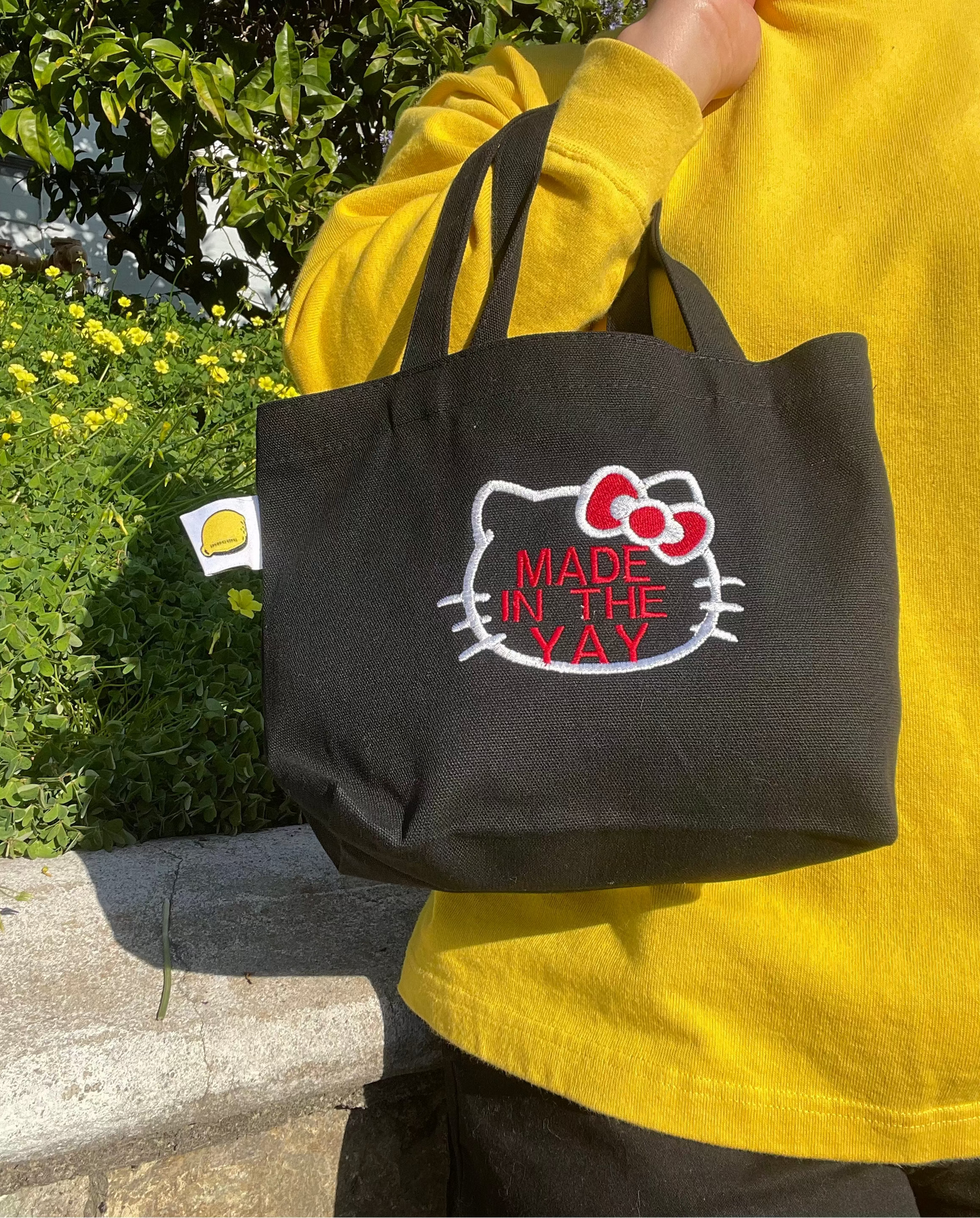 HK Made In The Yay | Mini Black Tote