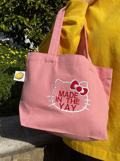 HK Made In The Yay | Mini Pink Tote