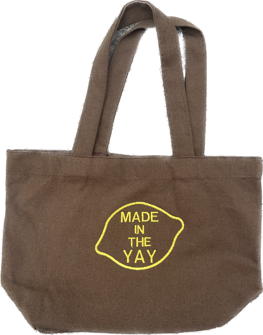Made in The Yay Tote Brown Bag