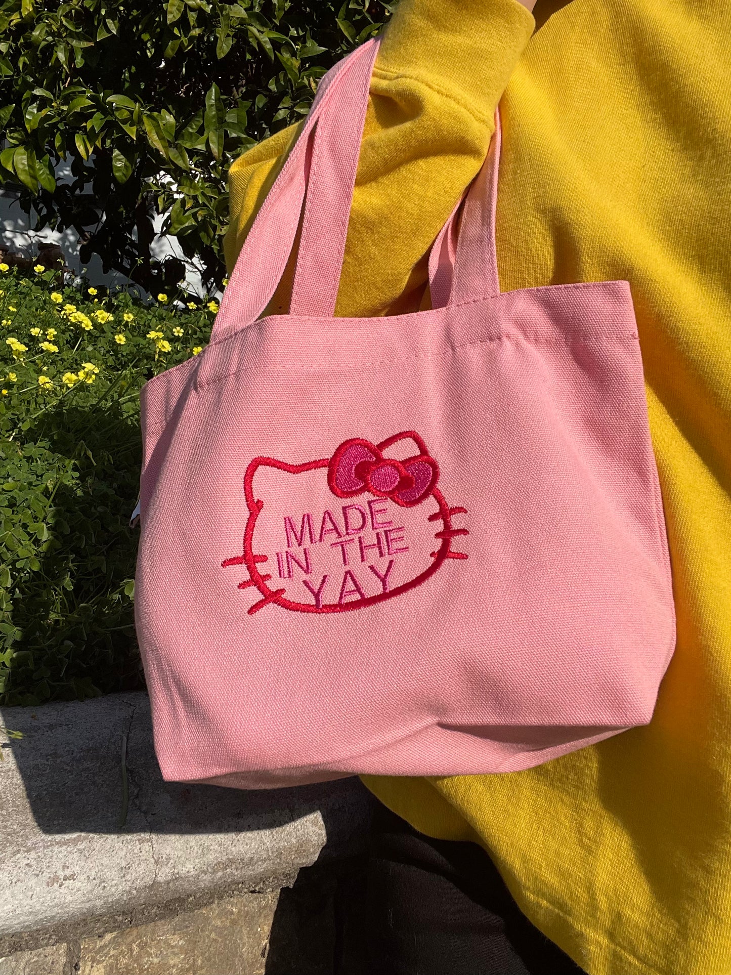 HK Made In The Yay | Mini Pink Tote (Red/Pink)