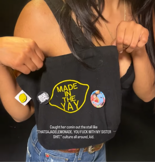 Made in The Yay Tote | Mini Black