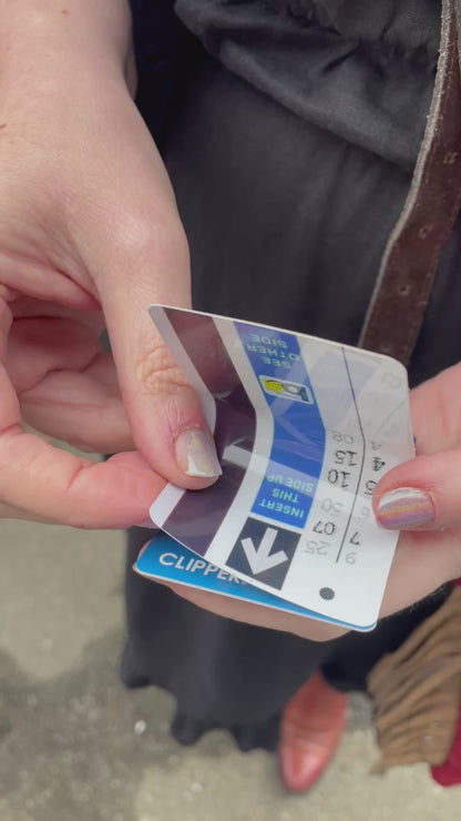 BART Paper Ticket | Sticker