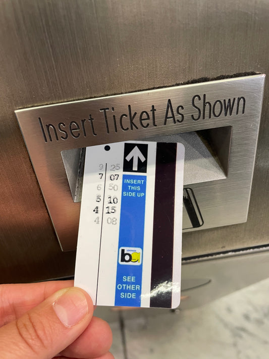 BART Paper Ticket | Sticker