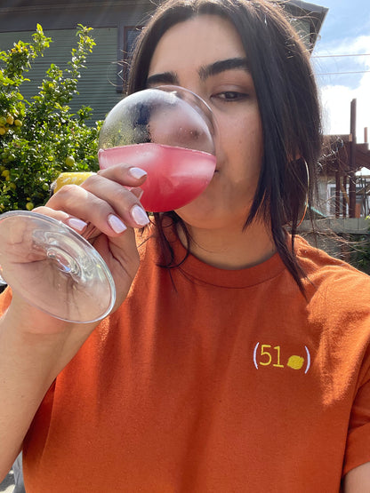 (51🍋) Mini  Texas Orange Shirt